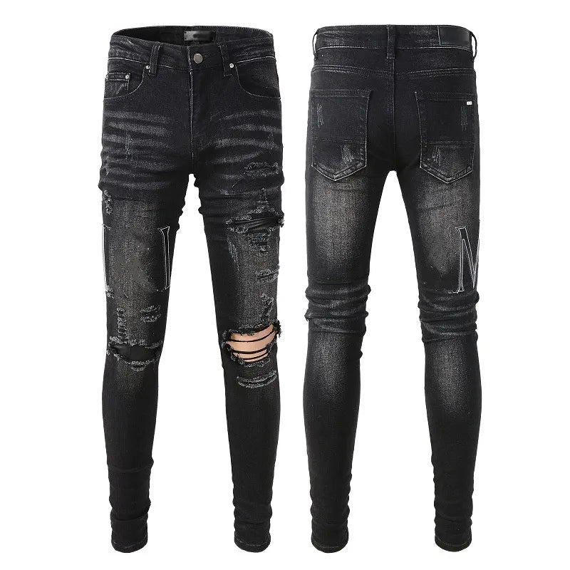 Amiri "Black Ripped" Jeans