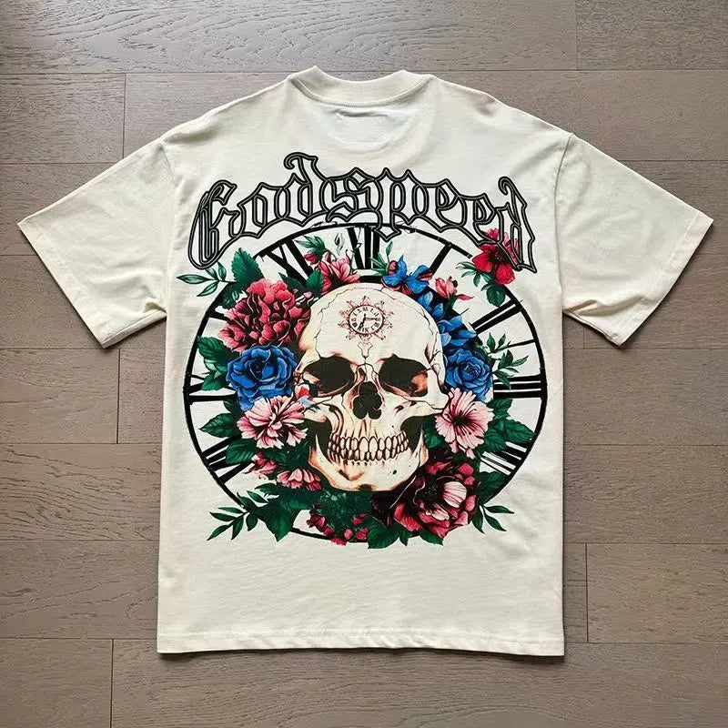 Godspeed "Floral Skull" T-Shirt