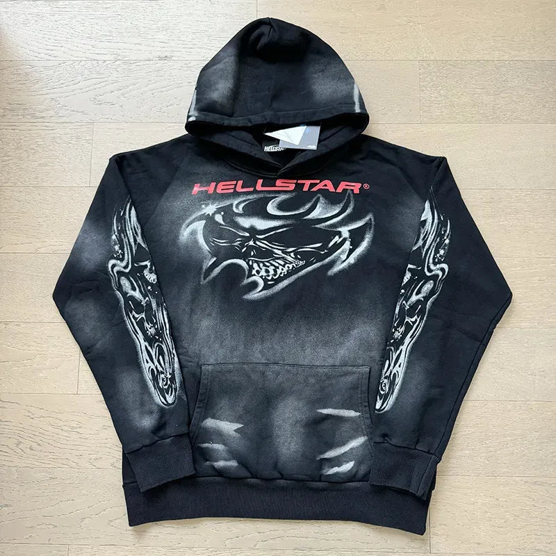 Hellstar "Airbrushed Skull" Hoodie