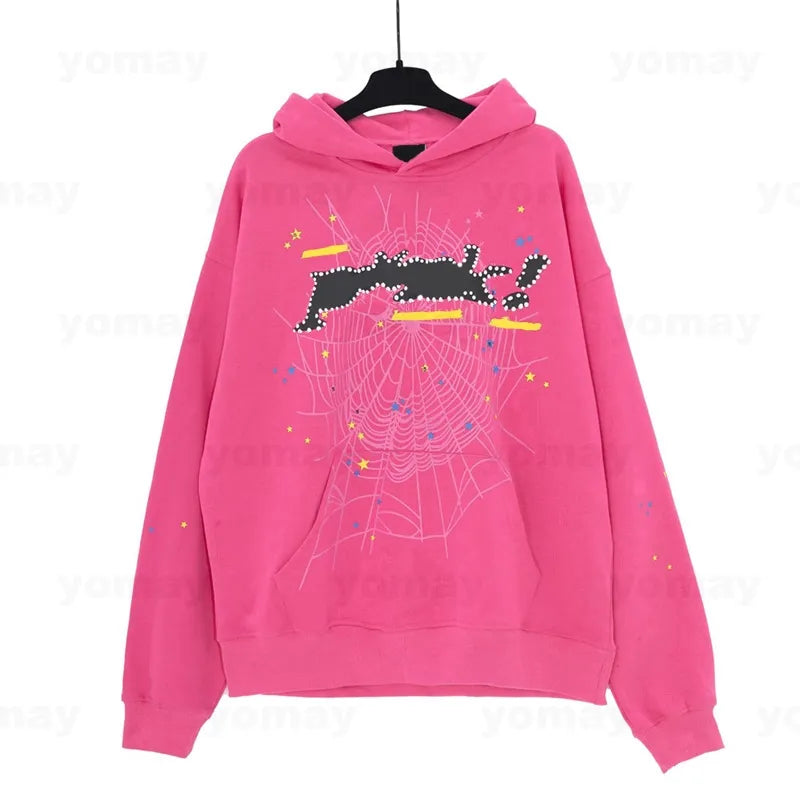 Sp5der Pink "Pink" Hoodie